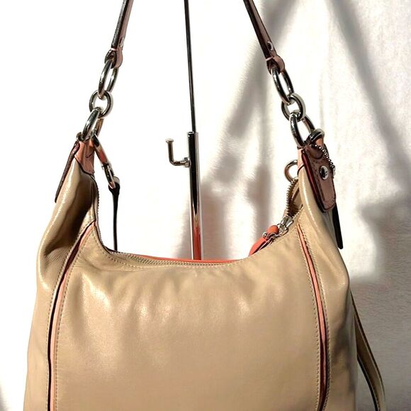 Coach Kristin Spectator Leather Hobo Crossbody Bag #F22509 - Picture 2 of 13